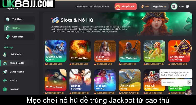 Mẹo chơi nổ hũ dễ trúng Jackpot từ cao thủ